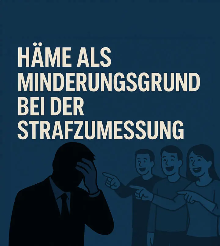 Häme und Spott als Milderungsgrund bei der Strafbemessung Illustration mit verspotteter Person