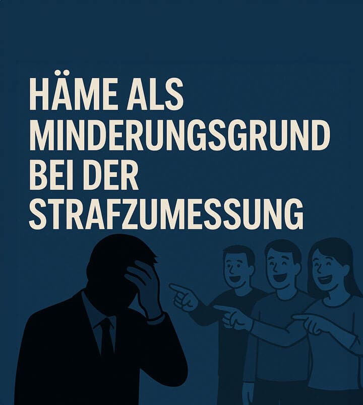 Häme und Spott als Milderungsgrund bei der Strafbemessung Illustration mit verspotteter Person